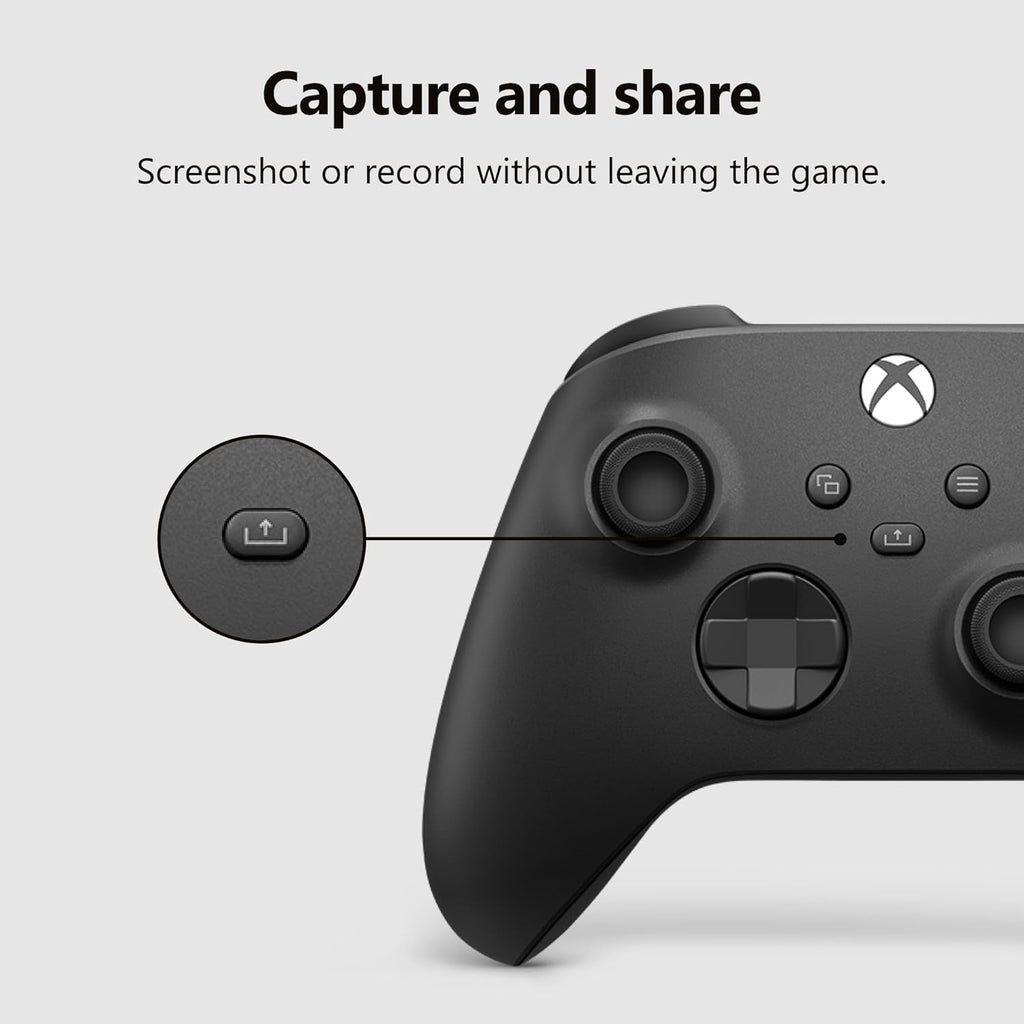 Wireless Game Controller | Compatible with consoles, PC, and cloud gaming devices | Textured grip
