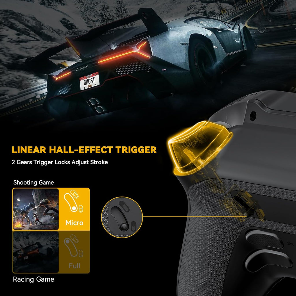 Wireless Game Controller with Interactive Screen