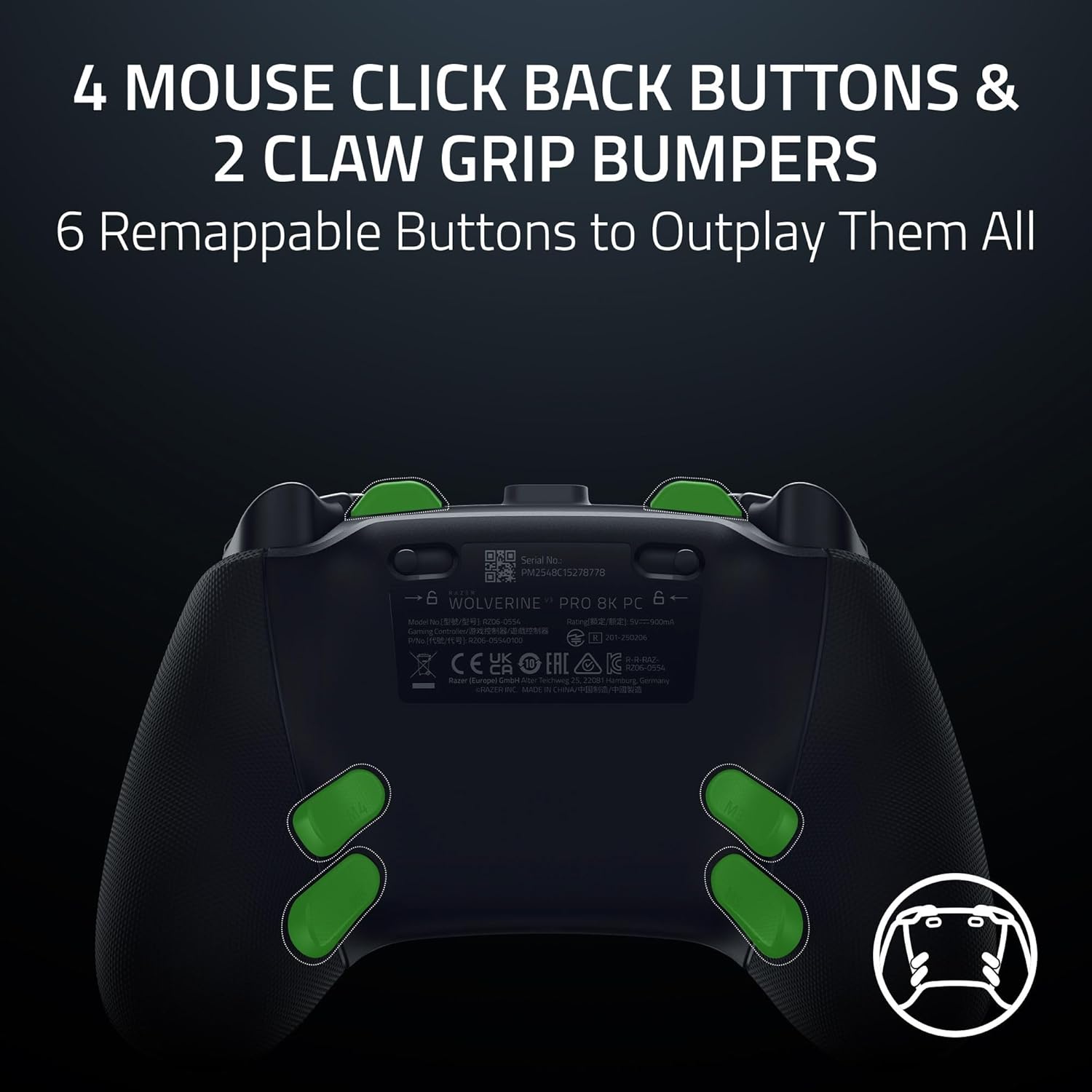 Razer Wolverine V3 Pro 8K Wireless PC Gaming Controller