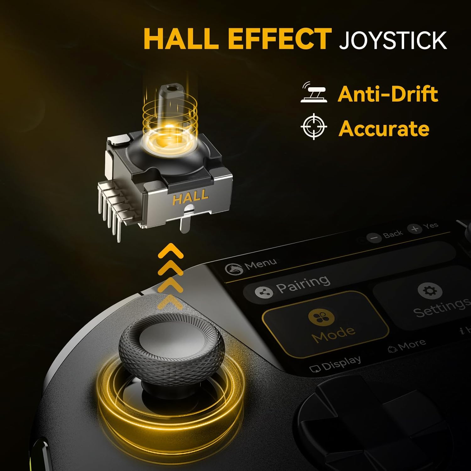 Wireless Game Controller with Interactive Screen