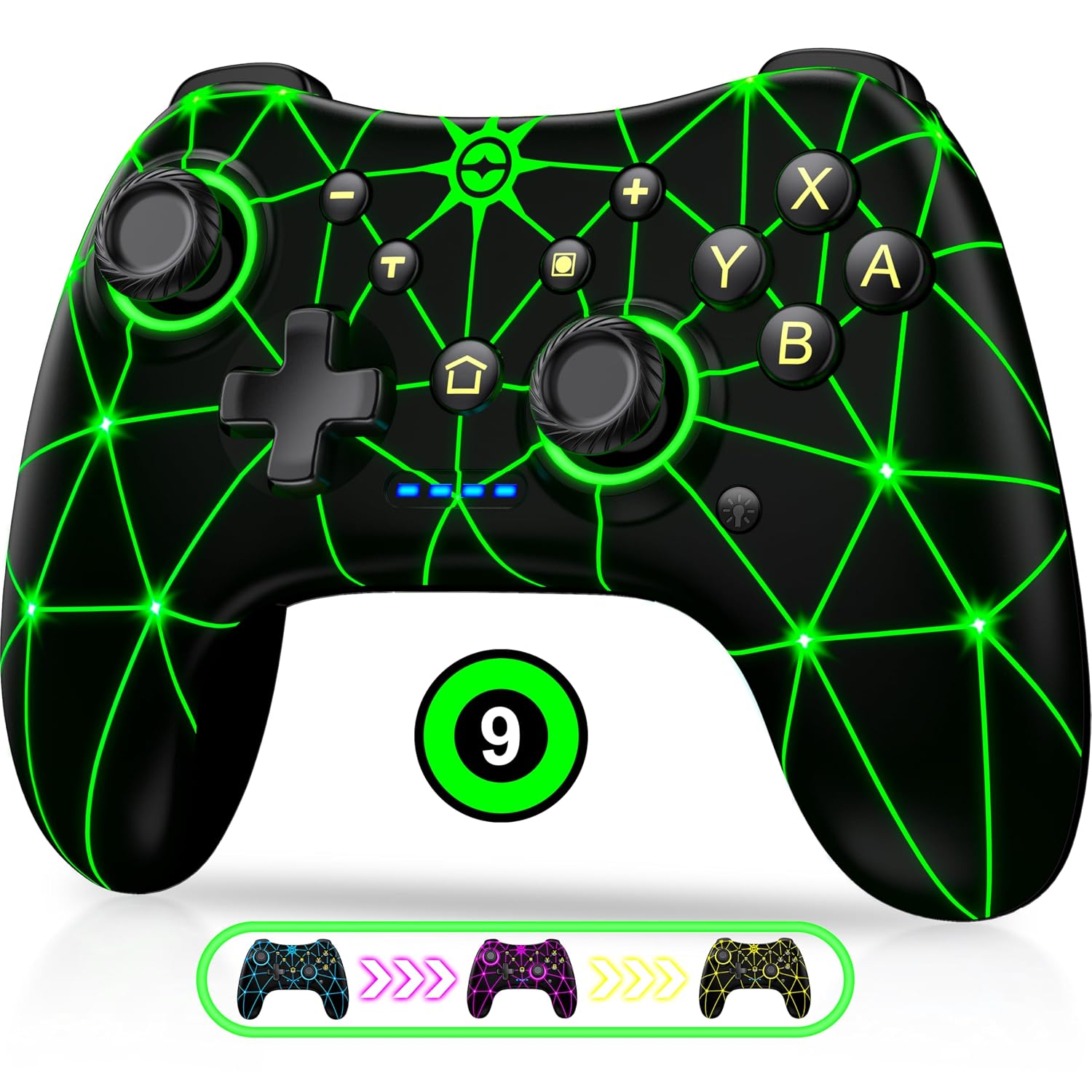 Wireless controller for Nintendo Switch/Switch 2/Lite/OLED.