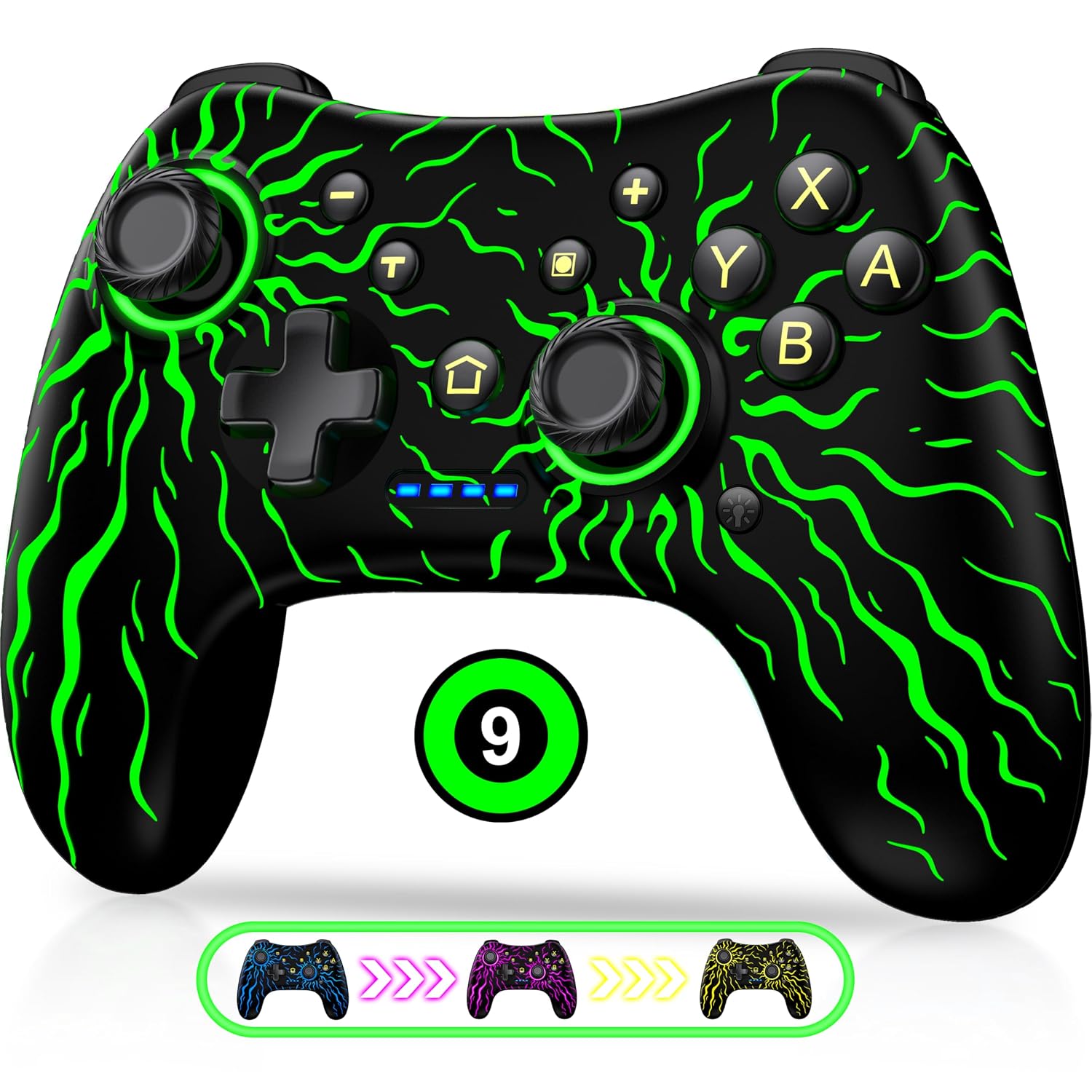 Wireless controller for Nintendo Switch/Switch 2/Lite/OLED.