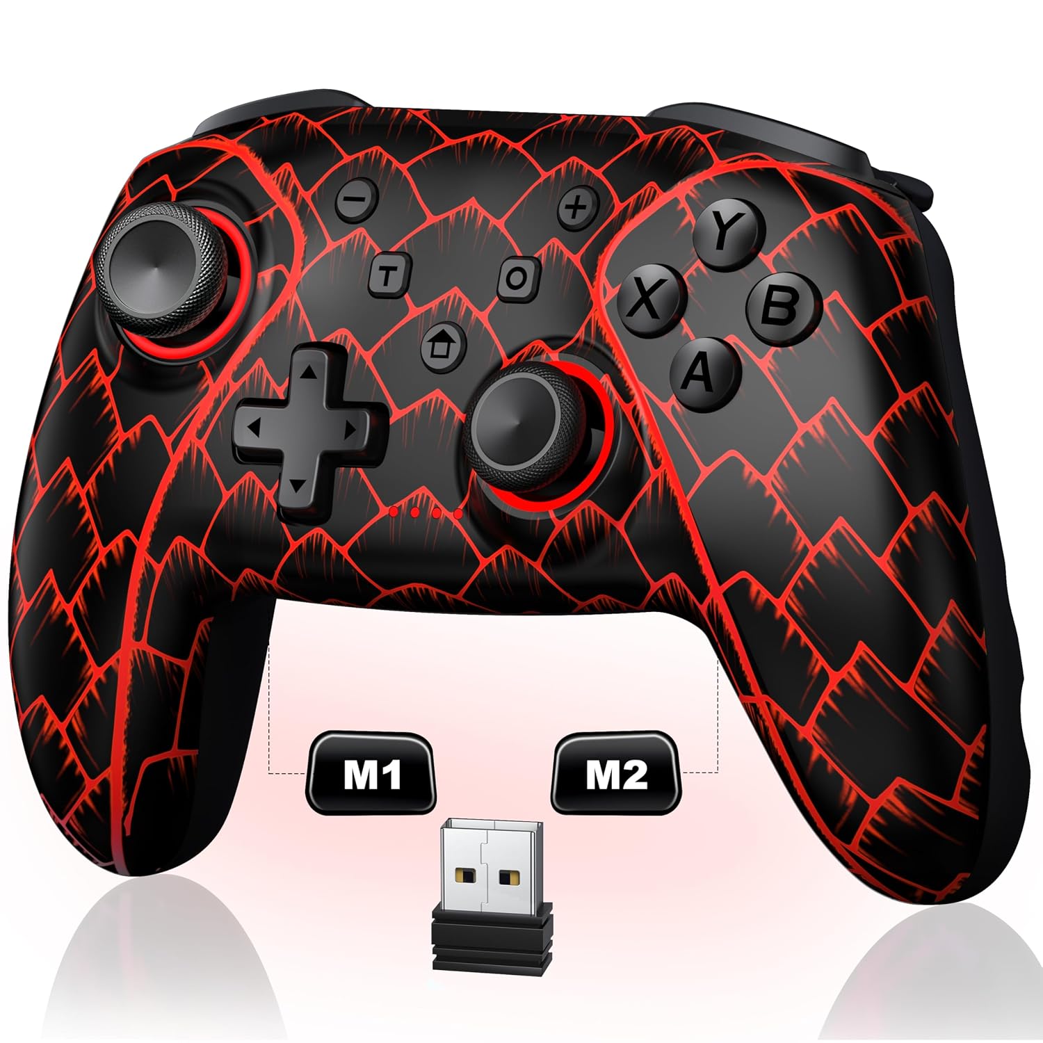 Wireless controller for Nintendo Switch/Switch 2/Lite/OLED.