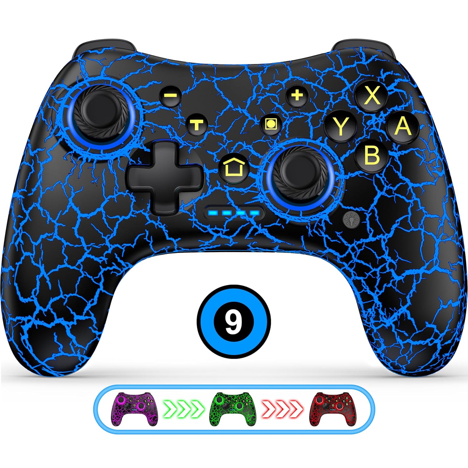 Wireless controller for Nintendo Switch/Switch 2/Lite/OLED.