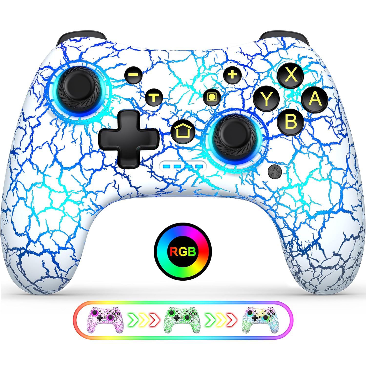 Wireless controller for Nintendo Switch/Switch 2/Lite/OLED.